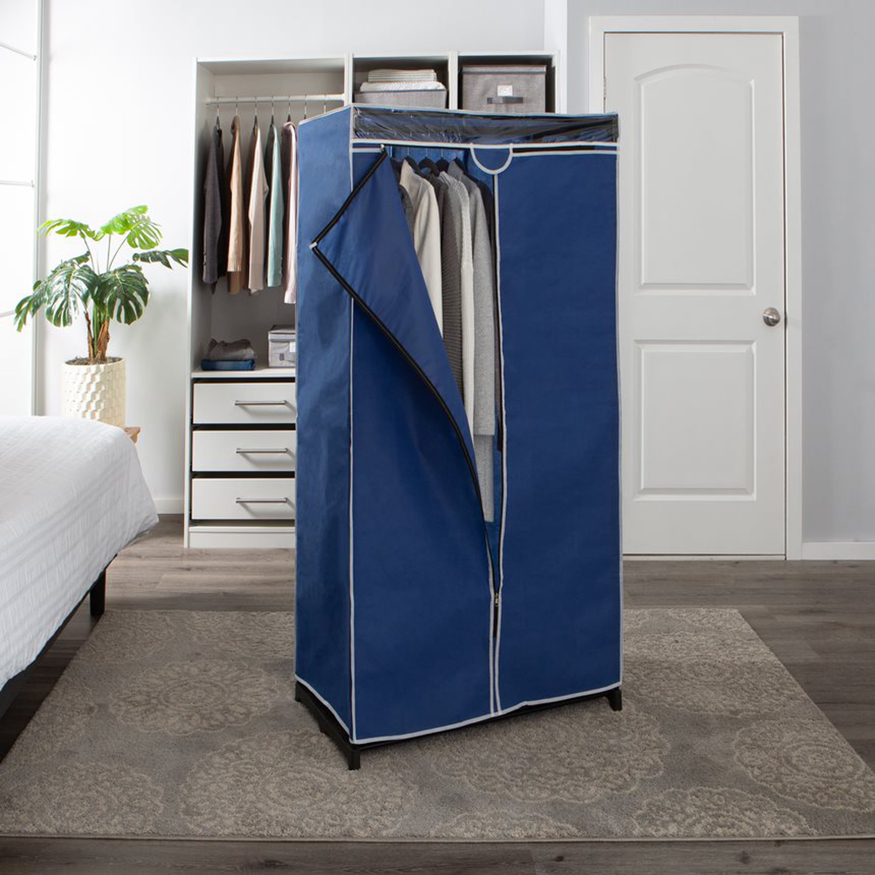 pp*closet 　サイズ37 Hartford 8ft White Closet Kit | Whalen Furniture