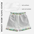 thumbnail image 5 of joogoo Boys Swim Trunks Triangle Geometric Beach Board Shorts Drawstring Swimsuit XS, 5 of 6