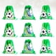 thumbnail image 2 of FELTECHELECTR Bolsa de regalo creativa con diseño de fútbol, 9 unidades, bolsa de almacenamiento con cordón, organizador ecológico para regalos, dulces y fiestas., 2 of 6