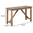 thumbnail image 5 of Linon Carly Rustic Console Table, 5 of 5