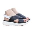 thumbnail image 1 of IUJSOY Sandales de Marche pour Femmes à Découpes, à Brides Croisées, Compensées, Slingback, Chaussures de Plage et de Robe, 1 of 8