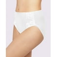 thumbnail image 5 of Bali Double Support Hi-Cut Panty White 7 Women's, 5 of 6
