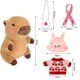 thumbnail image 5 of Set de peluche Kireidane Capybara con 7 prendas y accesorios, 5 of 8