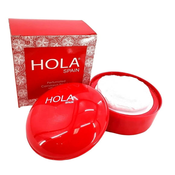 Hola Spain Skin Petal Body Talco Polvo y soplo 4 oz.