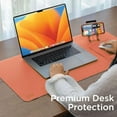 thumbnail image 4 of Black+Decker Faux Leather Desk Mat for Keyboard and Mouse - Office Desk Accessories - Protective Office Desk Decor Men, Women, Teens - Desk Pad Mat for Gaming, Work from Home, Office - Desk Organizers, 4 of 9