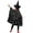 Halloween Bat Cloud Pattern, variant on Teens Halloween Witch Hat Cape Costume Set,Halloween Bat Cloud Pattern Wizard Witch Cloak for Cosplay Party Fancy Dress, 31 ''x 27''