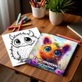 thumbnail image 4 of Adult Teen Coloring Book With Cute Monsters In Hygge Moments For Relaxation Stress Relief, 4 of 7