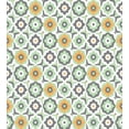 thumbnail image 2 of Quatrefoil Duvet Cover Set, Lotus Floral Shapes Moroccan Tile Pattern Eastern Inspired Retro Print, Decorative 3 Piece Bedding Set with 2 Pillow Shams, Queen Size, Green White, by Ambesonne, 2 of 2