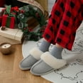 thumbnail image 6 of Evlmd Fuzzy House Slippers for Women, Memory Foam Fluffy Soft Warm Slip On House Slippers, Anti-Skid Cozy Plush for Indoor Outdoor, 6 of 7