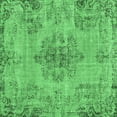thumbnail image 1 of Ahgly Company Indoor Square Persian Emerald Green Traditional Area Rugs, 4' Square, 1 of 4