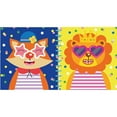 thumbnail image 3 of Buddy & Barney: Reusable Silicone Sticker Book - Silly Animals - Interactive Activity, Mix & Match Faces & Accessories, Waterproof-Spiralbound, Kid 3+, 3 of 7