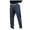 Blue, variant on Solid Color Mens Casual Pants Fabric Soft Comfortable Fashion Straight Leg Trousers Loose Trend Fashionable Classic Leisure Bottoms