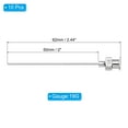 thumbnail image 2 of Uxcell 10 Pcs 19G 2 Inch Blunt Tip Dispensing Needle with Lure Lock for Refilling Liquid Inks Adhesives, 2 of 5