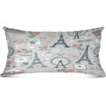 thumbnail image 2 of Beautiful Paris Eiffel Tower Body Pillow Cover with Zipper, Soft and Cozy Fuzzy Fleece Body Pillow Case Cover 21 x 54 in, Plush Long Body Pillow Pillowcase for Fall and Winter Home Decor Gifts, 2 of 7