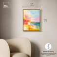 thumbnail image 5 of Hued Vista Canvas Bright Abstracts by Art Remedy, Gold Frame, 16 x 20, 5 of 7
