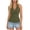 Army Green, variant on Axiiglly Halter Tops for Women Backless V Neck Wrap Ruched Slim Fitted Tank Tops Summer Beach Vacation Backless Sleeveless Shirts White
