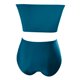 thumbnail image 3 of Trajes de baño tankini para mujer, moda de verano para mujer, color sólido con cojín en el pecho y sin soporte de acero, traje de baño con tirantes sin espalda, 3 of 4