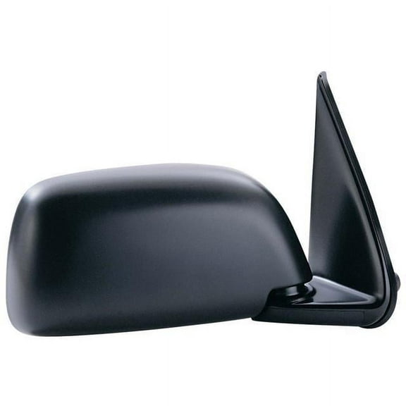 70019T - Fit System Passenger Side Mirror for 95-99 Toyota Tacoma/ Pre Runner, black, foldaway, Manual