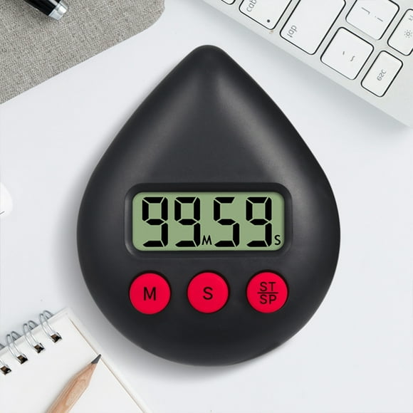 Water Drop Shaped Bathroom Timer Portable Digital Shower Timer for Kitchen Shower