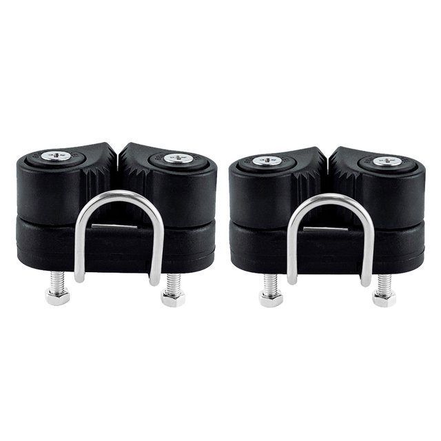 2pcs Negro Compuesto Rodamiento De Bos Leva De Kayak Anc De Leva Sunnimix Pendiente de la leva del barco