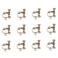 thumbnail image 4 of 12pcs Clip de Latón en Los Pendientes Earwires Hallazgos Encajan Joyería Haciendo Manualidades, 4 of 4