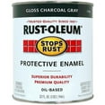 thumbnail image 2 of Rust-Oleum 7784-502 Qt. Charcoal Gray Stops Rust Enamel, 2 of 2