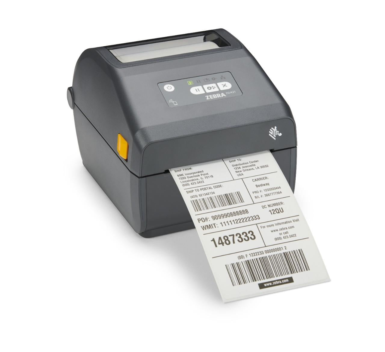 Zebra ZD421d 4-Inch 203 dpi Direct Thermal Label Printer | ZD4A042-D01E00EZ | For 4x6 Shipping Labels | For Barcode Labels & Tags