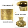 thumbnail image 2 of FUEENIRVA Vintage Iron Urn Vase, Golden Flower Holder for Home and Office Decor 2Pcs, 2 of 8