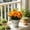 B, variant on SHJHENG Rustics Metal Tin Bucket Fake Daisys Potted PlantStyles Optional Artificial Floral Arrangement For Farmhouses Table Kitchen Windowsill Decor