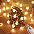 thumbnail image 2 of Guirnaldas de luces navideñas con forma de estrella y copo de nieve de 10 m, 20 m y 30 m para exteriores, para decoración de habitaciones, bodas, fiestas y Año Nuevo, 2 of 4