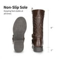 thumbnail image 2 of BURUDANI Girls Knee-High Fashion Riding Boots – Toddler/Little Kid/Big Kid Sizes, 2 of 6