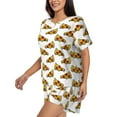 thumbnail image 2 of Xecao Pizza print Swimsuit for women, Summer-ready, sporty style.Quick-dry fabric. Many sizes & colors., 2 of 9
