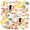 2A, variant on Cartoon Tea and Dessert Stickers, Waterproof Tea and Dessert Sticker for Water Bottle Laptop Phone Cases Planner Skateboard Luggage Helmet Party Favor Decor, Ideal for Adults Teens Teacher Rewards