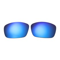 Walleva Ice Blue Coated Polarized Replacement Lenses for Maui Jim Local Kine Sunglasses