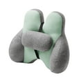 thumbnail image 4 of 2 almohadas de apoyo lumbar para oficina, cojín de apoyo para la espalda para silla, regalo, almohada de asiento para silla de lectura, sala de estar, verde, 4 of 8