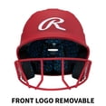 thumbnail image 2 of Casque de Softball Rawlings Série RX2 Senior Écarlate, 2 of 7