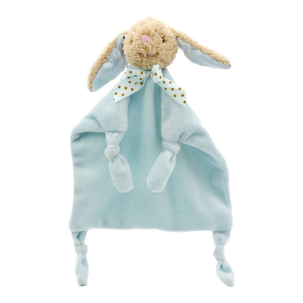 Conejito Mantas para Bebés Niños y Niñas Loveys Suaves para Bebé Niñas 10" Conejito Peluche Juguete Lovie Bebé Niña para Bebés y Niños Pequeños Conejito Azul
