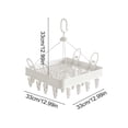 thumbnail image 3 of Btomtd Sock Drying Rack And Household Multi-functional Hanger And Balcony Windproof And Thickened Drying Rack With Multiple Clips, 3 of 6