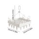 thumbnail image 3 of Sock Drying Rack And Household Multi-functional Hanger And Balcony Windproof And Thickened Drying Rack With Multiple Clips, 3 of 6