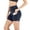 Nave Blue, variant on High Waist Yoga Shorts for Women with 2 Side Pockets Tummy Control Running Home Workout Shorts