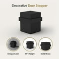 thumbnail image 3 of Mega Handles | Square Door Stopper | 1.5 inches | Matte Black, 3 of 5