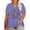 Purple Plus, variant on Women's Plus Size T-Shirt Kindness Flowers Printed Summer Casual Cute Short Sleeve Tees Tops
