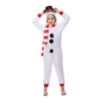 thumbnail image 4 of Disfraz de muñeco de nieve Wizland para niños, forro polar de invierno, talla L 10-12, 4 of 5