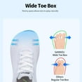 thumbnail image 2 of AOV GREEN LEAF Wide Toe Box Walking Shoes Arch Support Plantar Fasciitis Sneakers Orthotic Tennis Shoes, 2 of 9