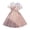 Pink, variant on PINQI Fashion Dress for Baby Girls Summer Floral Backstrap Pleated Dress Short Sleeve Crew Neck A Swing Casual Daily Going Out Dress