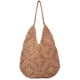 thumbnail image 1 of Bolsa de playa MEUPEHO, bolso de ganchillo tejido bohemio, color caqui, 1 of 6