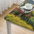 thumbnail image 5 of nygtbtfer Green Personalized Tablecloth, Landscape Printed Tablecloth Polyester Spill Proof Washable Table Cover for Buffet Table, Parties, Holiday Dinner Picnic, Camping, Table Decor,  36*36, 5 of 8