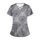thumbnail image 5 of Fiudx Ropa de Mujer Top de Lactancia con Bolsillo y Cuello En V de Manga Corta con Estampado de Halloween para Mujer, 5 of 5