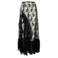 thumbnail image 5 of Womens Lace Skirt Beach Skirt Cover Up See through Floral Lace Maxi Skirts Asymmetrical Flowy Fairy Skirts, 5 of 7