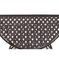 thumbnail image 5 of Baxton Studio Laraine Modern and Contemporary Black Metal Outdoor Console Table, 5 of 5